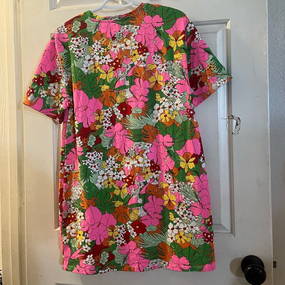 Zara Floral Multicolor Dress - Picture 2 of 2